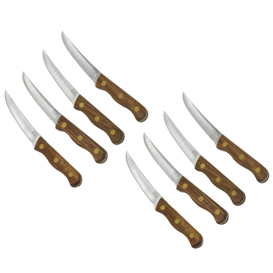 Chicago Cutlery B144 Walnut Tradition 4-Piece Walnut Tradition Streak Knife Set (2-Pack)