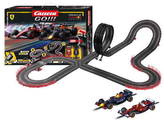 Carrera GO Slot Car Toy Race Track Set with High-Speed Cars, Racing Game for Boys, Girls, and Kids, Ages 6+, Speed Zone
