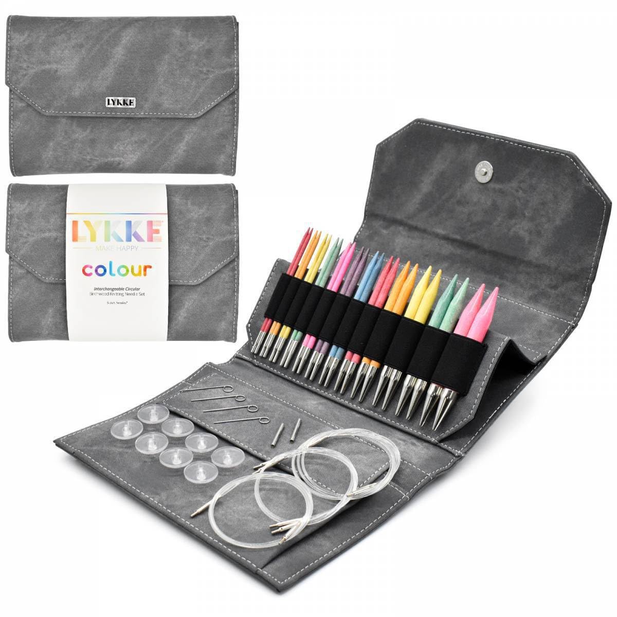 Lykke Colour 5 Interchangeable Set - (Grey Denim)