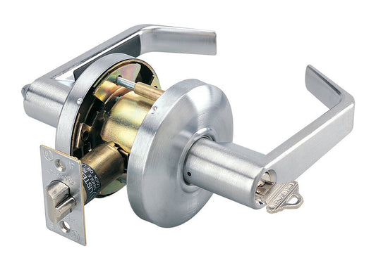 Cal-Royal SL00-26D Commercial Duty Office Entry Lock, Satin Chrome