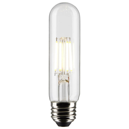 Satco 5.5-Watt LED E26 Light Bulbs, 3000K, 15000 Hour Rating, Dimmable, Wet Location, 6 Pack