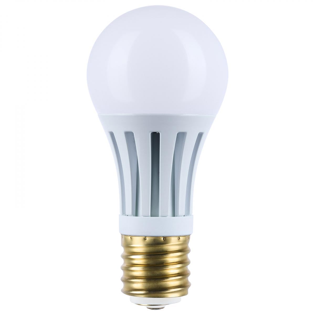 Satco LED Three-Way Lamp, 10/22/33W, Mogul Base, 3000K Soft White, White Finish