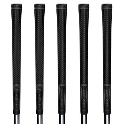 SuperStroke Crossline 2.0 Golf Grip Bundle Kit, 5-Pack, Midsize, Black