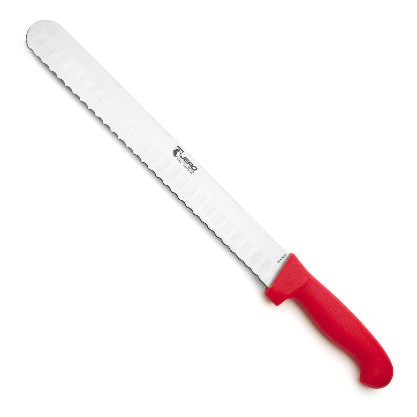 Jero Pitmaster Serrated Concavo Slicer - Wide 12 Inch Blade For Meat Slicing