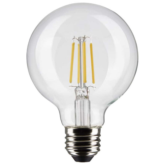 Satco 6Pk 6w G25 Globe Filament LED 2700K Medium Base Dimmable - 60w equiv