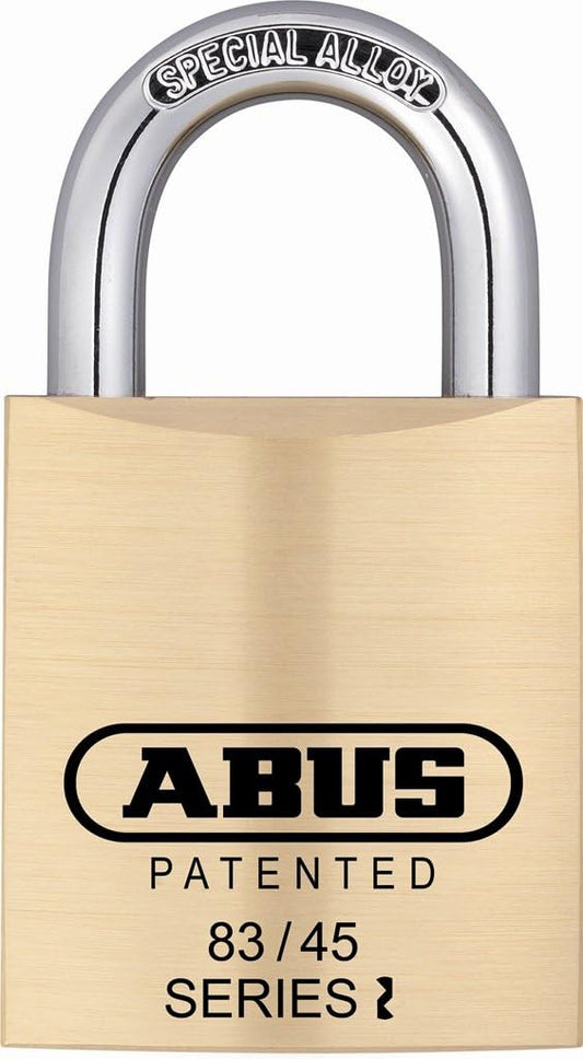 ABUS 83/45?300 Rekeyable Padlock ÿ Zero Bitted with Blank Key ÿ Requires Rekeying Before Use ÿ Schlage Keyway Compatible