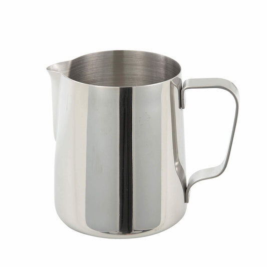 Winco Stainless Steel Pitcher, 33-Ounce