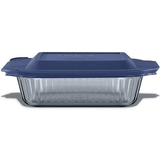 Pyrex Square Baking Dish with Lid 8 Cup, 1 EA