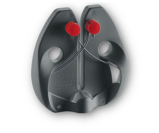 F. DICK – Rapid Steel Action Knife Sharpener Black - Professional kitchen knife sharpening - Ergonomic design - Stainless steel sharpening rods - Simple application - Made in Germany