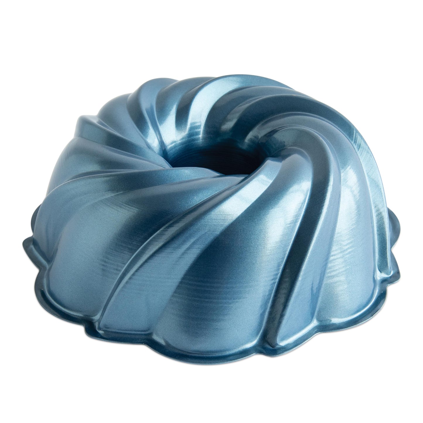 Nordic Ware Formed Swirl Bundt, 10 Cups, Twilight Blue