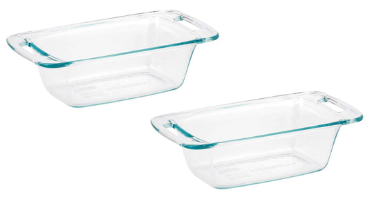 World Kitchen 1085799 Pyrex Easy Grab Loaf Dish, Pack of 2 Dishes