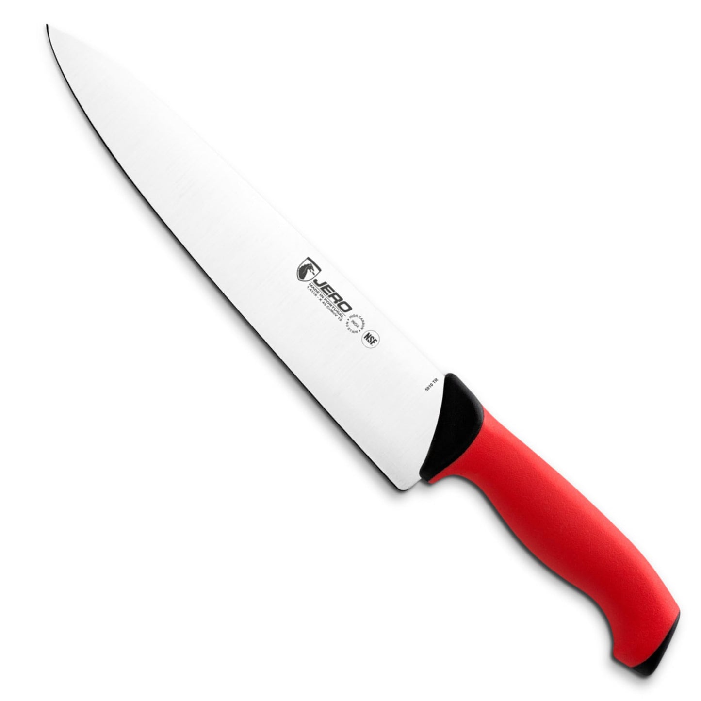 Jero 10 Inch Chef Knife - TR Series Soft Grip Handle - High-Carbon German Stainless Steel Blade - NSF Certified