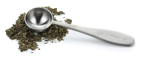 RSVP International Endurance Kitchen Collection Measuring Tools, Dishwasher Safe, Perfect Tea Scoop, Stainless Steel