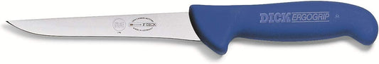 F. DICK – ErgoGrip Boning Knife - Butcher knife with 3.9" blade & 56 HRC - Ideal for processing meat - NSF Certified - Stainless steel - Ultra sharp - Ergonomic handle - Made in Germany