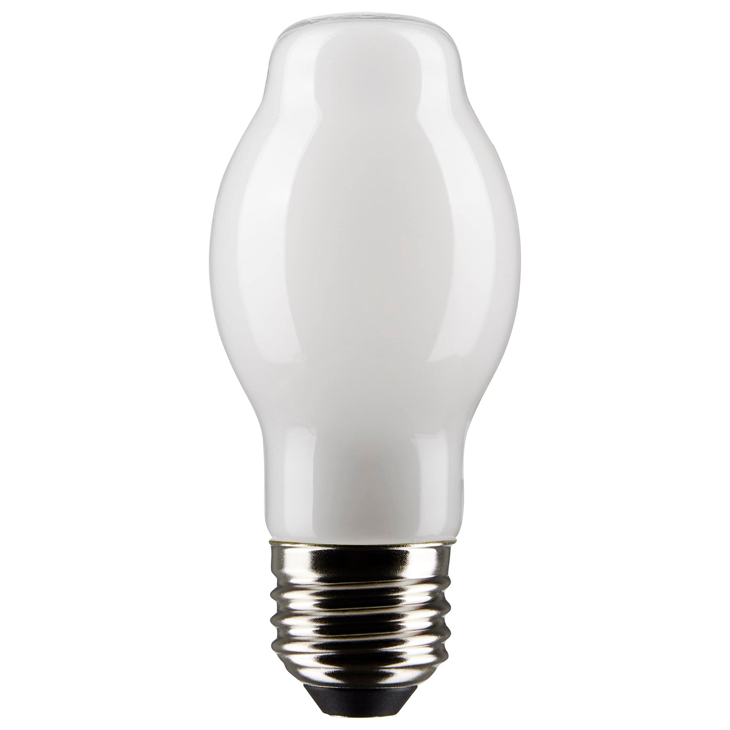 Satco S21337 BT15 LED Light Bulbs 8 Watt 120V 2700K Warm White 800 Lumen Frosted Finish E26 Medium Base Dimmable Wet Location - 6 Pack
