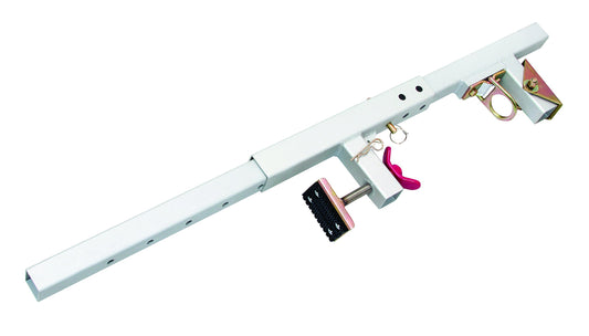 FallTech 7465A Temporary Window/Door Opening Anchor for Fall Arrest/Restraint, Adjusts to Door/Window Openings from 21" to 51", No Fasteners Required, Natural