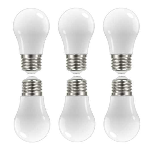 Satco (6 Pack) Dimmable Led Filament Lamps, S12407, High Lumens, 8.2 Watt, A15; Soft White; Medium Base; 3000K; 90 CRI; 120 Volt for use at Residential, Hospitality, Display and Commercial