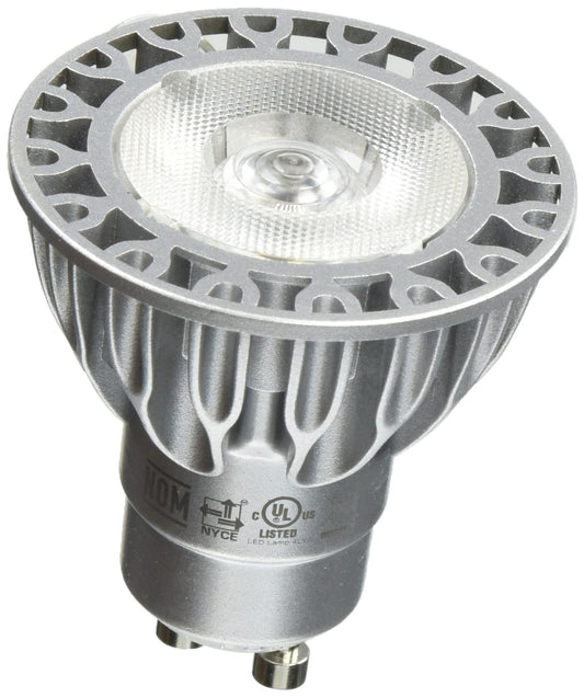 Bulbrite SM16GA-07-36D-927-03 SORAA 7.5W LED MR16 2700K Vivid 36° 120V GU10 Dimmable Light Bulb, Silver