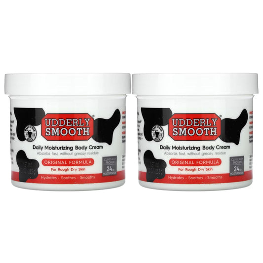Udderly Smooth Body Cream Skin Moisturizer, 10 Ounce (Pack of 2)