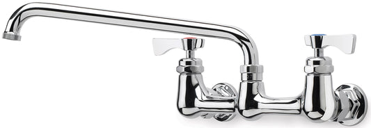 Krowne 14-812L - Royal Series 8"" Center Wall Mount Faucet 12"" Spout - 1 Each