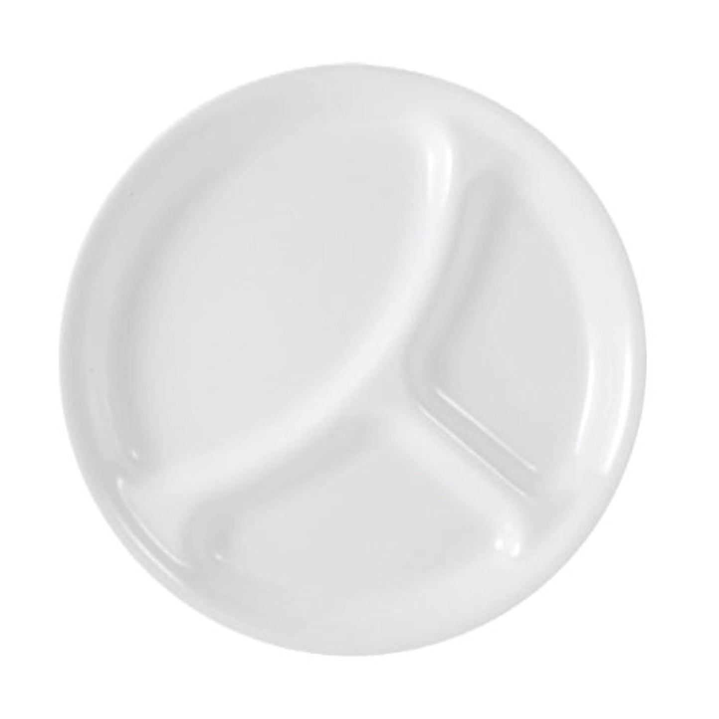 Corelle Livingware Divided Plate, 10-1/4-Inch, Winter Frost White