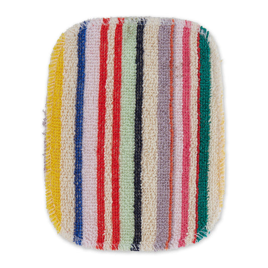 RSVP International EcoScrubby Multi-Colored Striped Cleaning Cloth, Multicolor, 3 Count