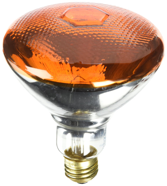 Westinghouse Lighting 0441100, 100 Watt, 120 Volt Amber Incandescent BR38 Light Bulb - 2000 Hours