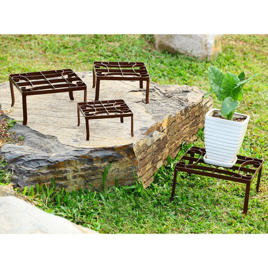 SPI Home 50761 Square Nested Plant Stands, Set of 4