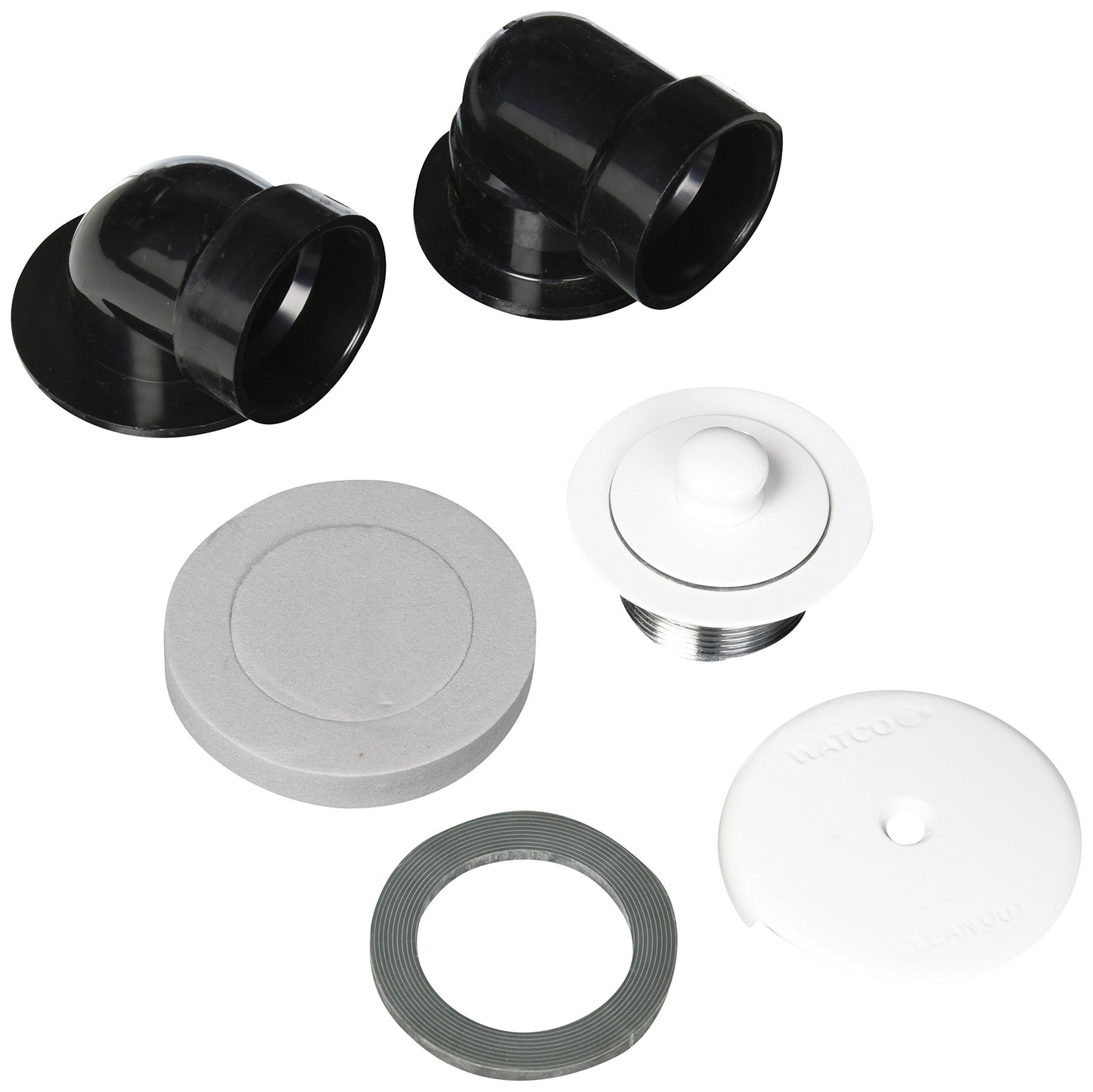 Watco 601-PP-ABS-WH Push Pull Half Kit, White