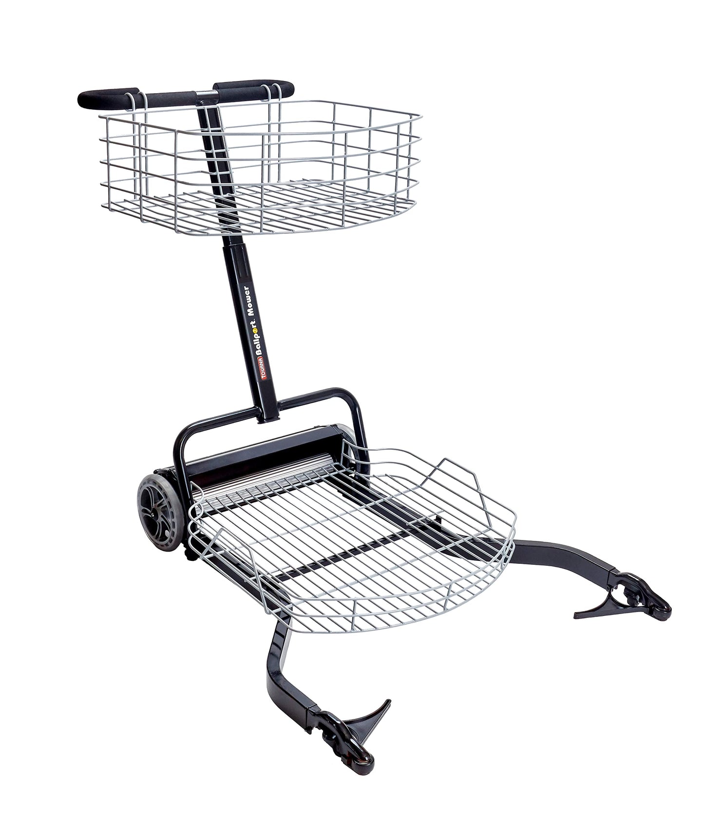 Tourna Ballport High Capacity Tennis Ball Mower, Black