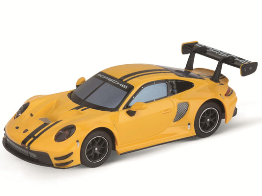 Carrera Hybrid Racing Car Porsche 911 GT3 R Speed Yellow 1:50 Scale Front and Rear Lights USB-C Rechargeable RC Additional Vehicle