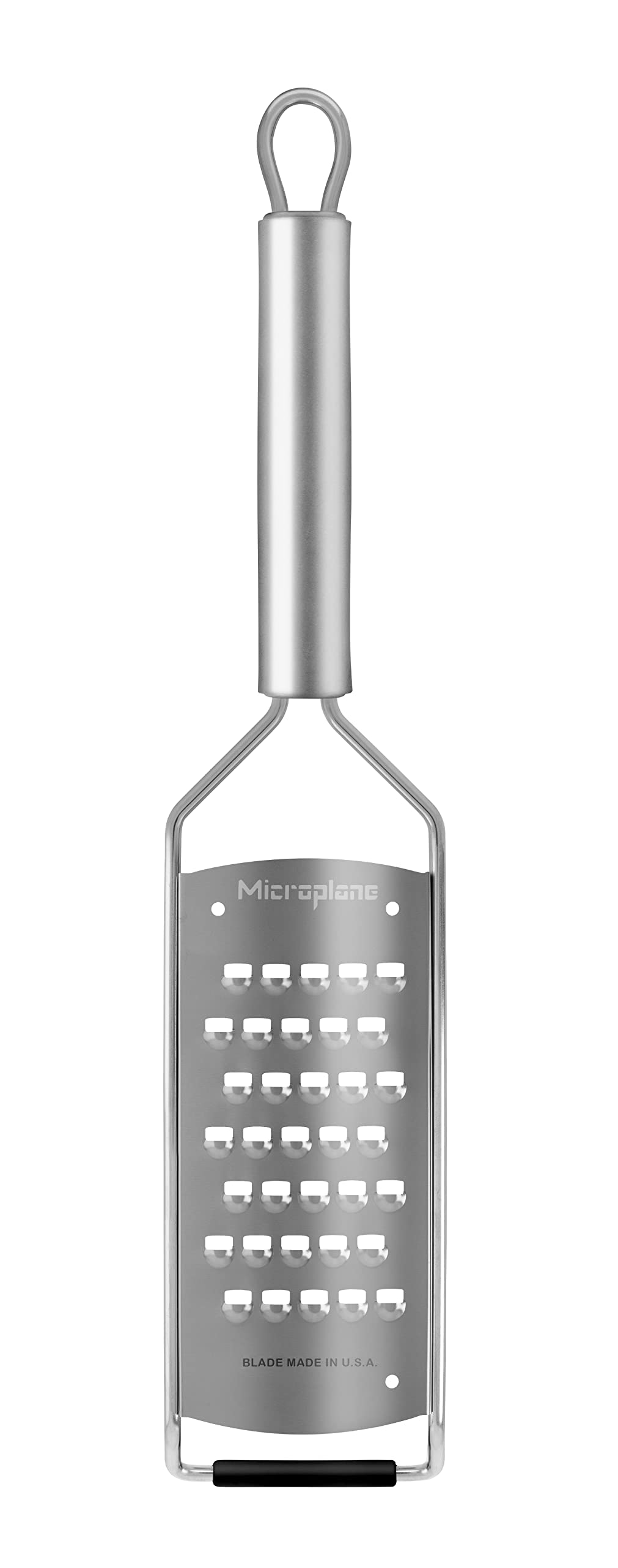 Microplane Professional Series Kitchen Grater Extra Coarse for Potato, Zucchini, Carrot, Apple, Cabbage and Cheese with Stainless Steel Blades - Made in USA