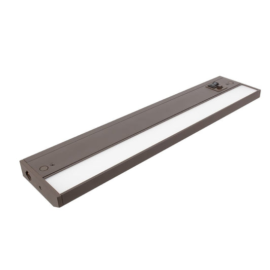 American Lighting 3-Complete LED Undercabinet Fixture, Adjustable 2700K-3000K-4000K Warm White, White, and Ultra Warm White Color, 16-Inch, Dark Bronze, Single Fixture