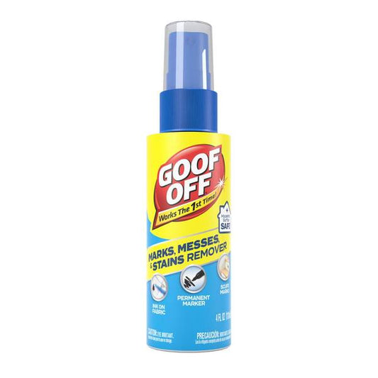 DX08 Goof Off 4 fl. oz. Marks, Messes and Stains Remover Spray-All-round household cleaning white shoe